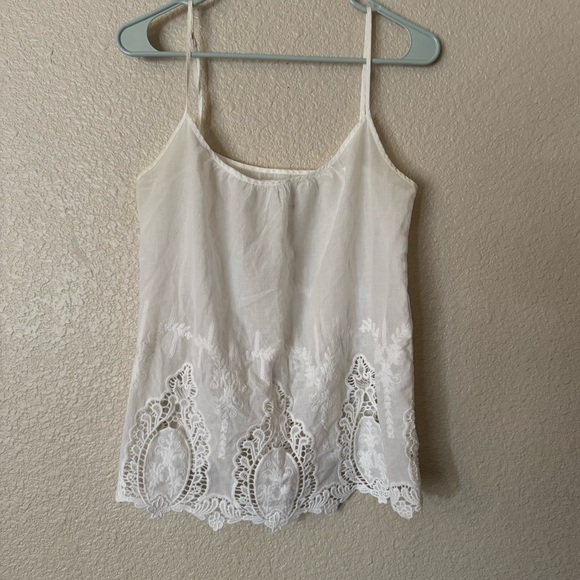 Velvet for Calypso St. Barth Ivory Lace Camisole Size Small - Picture 1 of 5